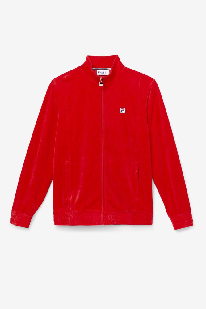 Fila Jakke Herre Rød O-fit Velour 532740-KPZ